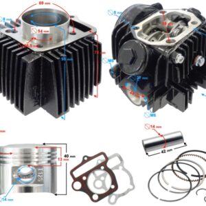 KROSSIKA,ATV  125CC SILINDRI JA SILINDRI PEA KOMPLEKT