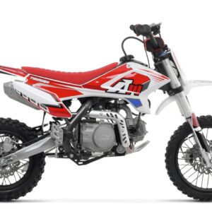 Krossikas RZF 110cc punane POOLAUTOMAAT esitulega