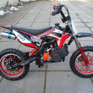 MINI KROSSIKAS 50CC  PUNANE 701 KÄSISTARTER