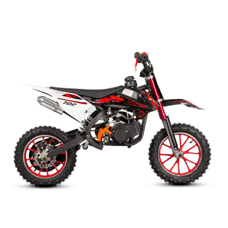 MINI KROSSIKAS 50CC 702 PUNANE ELEKTRI STARTER - Image 2