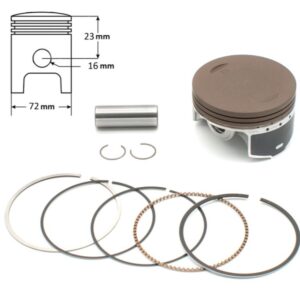 Krossika 250cc kolvikomplekt 72mm sõrm 16mm
