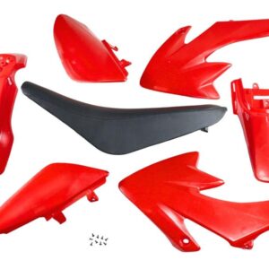 KROSSIKA PLASTIKUTE KOMPLEKT ISTMEGA PUNANE