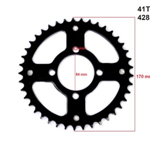 ATV Tagumine hammasratas 41 hammast kett 428