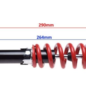 Krossika taga amort punane 264mm 6101