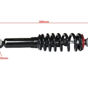 Krossika tagumine amort 125cc must 30cm 573